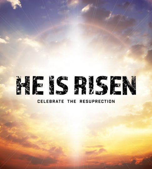 He is risan.  beautiful skylight sunset, over bright